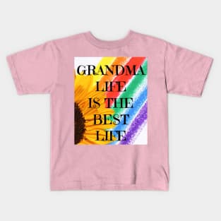 Grandma Life Is The Best Life shirt Kids T-Shirt